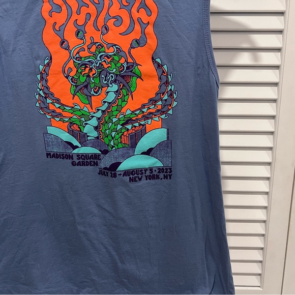 Phish Muscle tank tee woman’s flower alien MSG M unworn - Picture 5 of 5